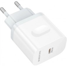 Зарядний пристрій BOROFONE BA99A USB-C PD20W white (6941991121357) Зарядний пристрій BOROFONE BA99A USB-C PD20W white (6941991121357) - Фото