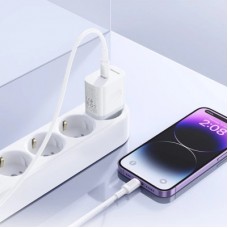 Зарядний пристрій BOROFONE BA99A USB-C PD20W white (6941991121357) Зарядний пристрій BOROFONE BA99A USB-C PD20W white (6941991121357) - Фото