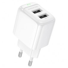 Зарядное устройство BOROFONE BAS41A 2xUSB white (6941991113741)