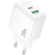 Зарядное устройство BOROFONE BAS44A 1xUSB-C PD20W + 1xUSB QC3.0 white (6941991113840) Зарядное устройство BOROFONE BAS44A 1xUSB-C PD20W + 1xUSB QC3.0 white (6941991113840)