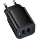Зарядное устройство BOROFONE BAS81A 2xUSB 10.5W black (6941991126628)