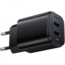 Зарядний пристрій BOROFONE BAS81A 2xUSB 10.5 W black (6941991126628) Зарядний пристрій BOROFONE BAS81A 2xUSB 10.5 W black (6941991126628) - Фото