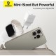 Зарядное устройство Baseus USB-C PD20W white (P10111602213-00) Зарядное устройство Baseus USB-C PD20W white (P10111602213-00)