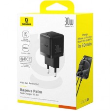 Зарядний пристрій Baseus USB-C PD30W black (P10111605113-00) - Фото