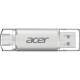 USB флеш накопитель Acer 64GB UT300 USB-A/Type-C 3.2 Silver (BL.9BWWA.589)