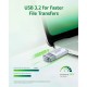 USB флеш накопитель Acer 64GB UT300 USB-A/Type-C 3.2 Silver (BL.9BWWA.589)