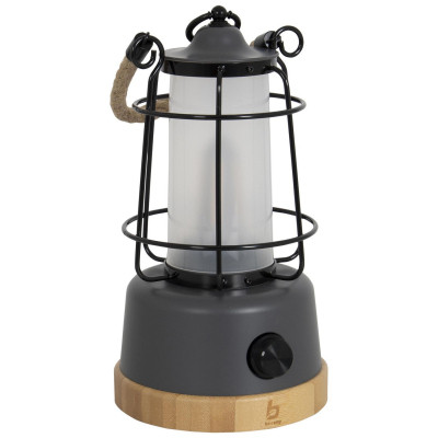Фонарь Bo-Camp Harlington Rechargable Dimming 370 Lumen Bamboo-Grey (5818921) (DAS303872)