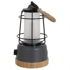Фонарь Bo-Camp Harlington Rechargable Dimming 370 Lumen Bamboo-Grey (5818921) (DAS303872) - Фото