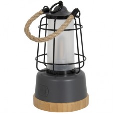 Фонарь Bo-Camp Harlington Rechargable Dimming 370 Lumen Bamboo-Grey (5818921) (DAS303872) - Фото