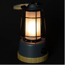 Фонарь Bo-Camp Harlington Rechargable Dimming 370 Lumen Bamboo-Grey (5818921) (DAS303872) - Фото