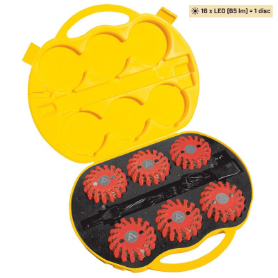 Фонарь Mactronic Комплект M-Flare (65 Lm) Red Magnet Synch Recharg 12/220V (PSD0017) (DAS303751)