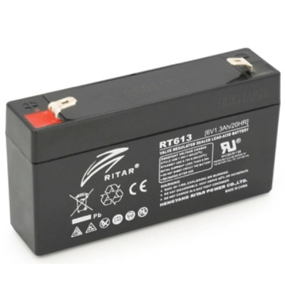 Батарея до ДБЖ Ritar RT613, 6 V 1.3 Ah (RT613B)
