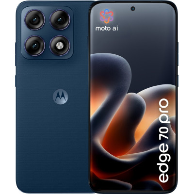 Мобільний телефон Motorola Edge 70 Pro 8/256 GB Titan (Dark Blue) (PBC20087RS)
