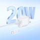 Зарядний пристрій HOCO C109A USB-C PD20W + cable USB-C to Lightning white (6942007656665) Зарядний пристрій HOCO C109A USB-C PD20W + cable USB-C to Lightning white (6942007656665)