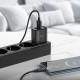 Зарядний пристрій HOCO C141A 2xUSB + cable USB to USB-C black (6942007627900)