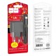 Зарядний пристрій HOCO CS11A USB + cable USB to Lightning black (6942007603560)