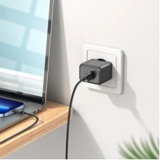 Зарядний пристрій HOCO CS11A USB + cable USB to Lightning black (6942007603560) - Фото