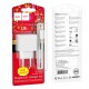 Зарядний пристрій HOCO CS11A USB + cable USB to Lightning white (6942007603577)