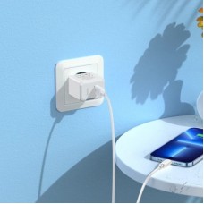 Зарядний пристрій HOCO CS11A USB + cable USB to Lightning white (6942007603577) - Фото