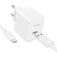 Зарядний пристрій HOCO CS11A USB + cable USB to USB-C white (6942007603614)