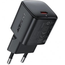 Зарядний пристрій Acefast A117 USB-C PD20W GaN black (6974316284987) Зарядний пристрій Acefast A117 USB-C PD20W GaN black (6974316284987) - Фото