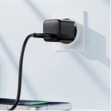 Зарядний пристрій Acefast A117 USB-C PD20W GaN black (6974316284987) Зарядний пристрій Acefast A117 USB-C PD20W GaN black (6974316284987) - Фото