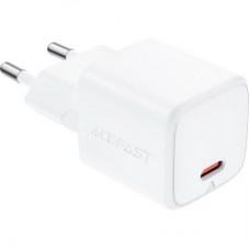 Зарядний пристрій Acefast A118 USB-C PD30W GaN white (6974316285366) Зарядний пристрій Acefast A118 USB-C PD30W GaN white (6974316285366) - Фото