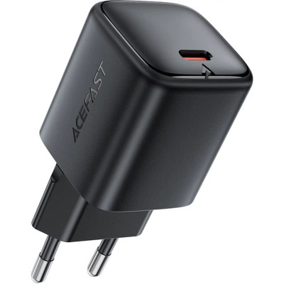 Зарядний пристрій Acefast A136 USB-C PD40W GaN black (6974316286233)