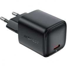 Зарядний пристрій Acefast A136 USB-C PD40W GaN black (6974316286233) Зарядний пристрій Acefast A136 USB-C PD40W GaN black (6974316286233) - Фото