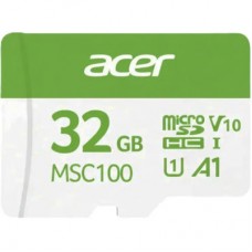 Картка пам'яті Acer 32 GB microSD MSC100 /U1 / V10/A1 Read 100MB/s / Write 10MB/s (BL.9BWWA.335) - Фото