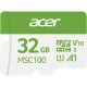 Картка пам'яті Acer 32 GB microSD MSC100 /U1 / V10/A1 Read 100MB/s / Write 10MB/s (BL.9BWWA.335)