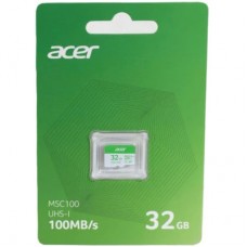 Картка пам'яті Acer 32 GB microSD MSC100 /U1 / V10/A1 Read 100MB/s / Write 10MB/s (BL.9BWWA.335) - Фото