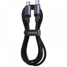 Дата кабель USB-C to USB-C 1.0m 100 W 480Mbps black Ugreen (65832) - Фото