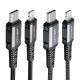 Дата кабель USB-C to Lightning 1.2m 3A nylon black Acefast (6974316280484) Дата кабель USB-C to Lightning 1.2m 3A nylon black Acefast (6974316280484)