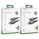 Дата кабель USB-C to USB-C 1.2m 3A nylon black Acefast (6974316280521)