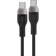 Дата кабель USB-C to USB-C 1.2m 60W 3A nylon black Acefast (6974316280217)