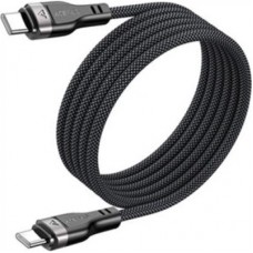 Дата кабель USB-C to USB-C 1.2m 60W 3A nylon black Acefast (6974316280217) - Фото