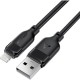 Дата кабель USB 2.0 AM to Lightning 1.2m 2.4A TPE black Acefast (6974316286202) Дата кабель USB 2.0 AM to Lightning 1.2m 2.4A TPE black Acefast (6974316286202)