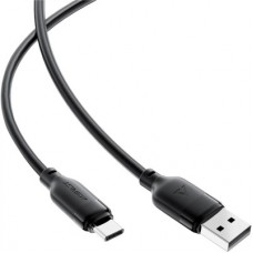 Дата кабель USB 2.0 AM to USB-C 1.2m 3A TPE black Acefast (6974316283812) - Фото