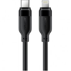 Дата кабель USB 2.0 AM to Lightning 2.0m 30 W TPU black Acefast (6974316286288) - Фото