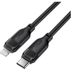 Дата кабель USB 2.0 AM to Lightning 2.0m 30 W TPU black Acefast (6974316286288) - Фото