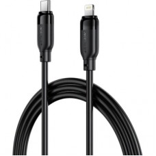 Дата кабель USB 2.0 AM to Lightning 2.0m 30 W TPU black Acefast (6974316286288) - Фото