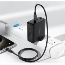 Дата кабель USB 2.0 AM to Lightning 2.0m 30 W TPU black Acefast (6974316286288) - Фото