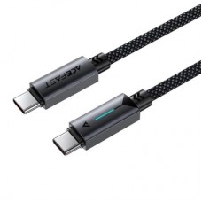 Дата кабель USB-C to USB-C 1.2m 60 W nylon black Acefast (6974316284475) - Фото