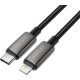 Дата кабель USB 2.0 AM to Lightning 1.2m 30 W nylon black Acefast (6974316285410) Дата кабель USB 2.0 AM to Lightning 1.2m 30 W nylon black Acefast (6974316285410)