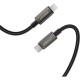 Дата кабель USB 2.0 AM to Lightning 1.2m 30 W nylon black Acefast (6974316285410) Дата кабель USB 2.0 AM to Lightning 1.2m 30 W nylon black Acefast (6974316285410)