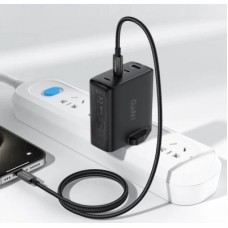 Дата кабель USB 2.0 AM to Lightning 1.2m 30 W nylon black Acefast (6974316285410) - Фото