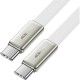 Дата кабель USB-C to USB-C 1.2m 60W 3A nylon white Acefast (6974316286257) Дата кабель USB-C to USB-C 1.2m 60W 3A nylon white Acefast (6974316286257)