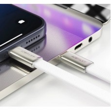 Дата кабель USB-C to USB-C 1.2m 60W 3A nylon white Acefast (6974316286257) - Фото