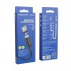 Дата кабель USB 2.0 AM to USB-C 1.0m 2.4 A magnetic BX41 black BOROFONE (6931474738462)